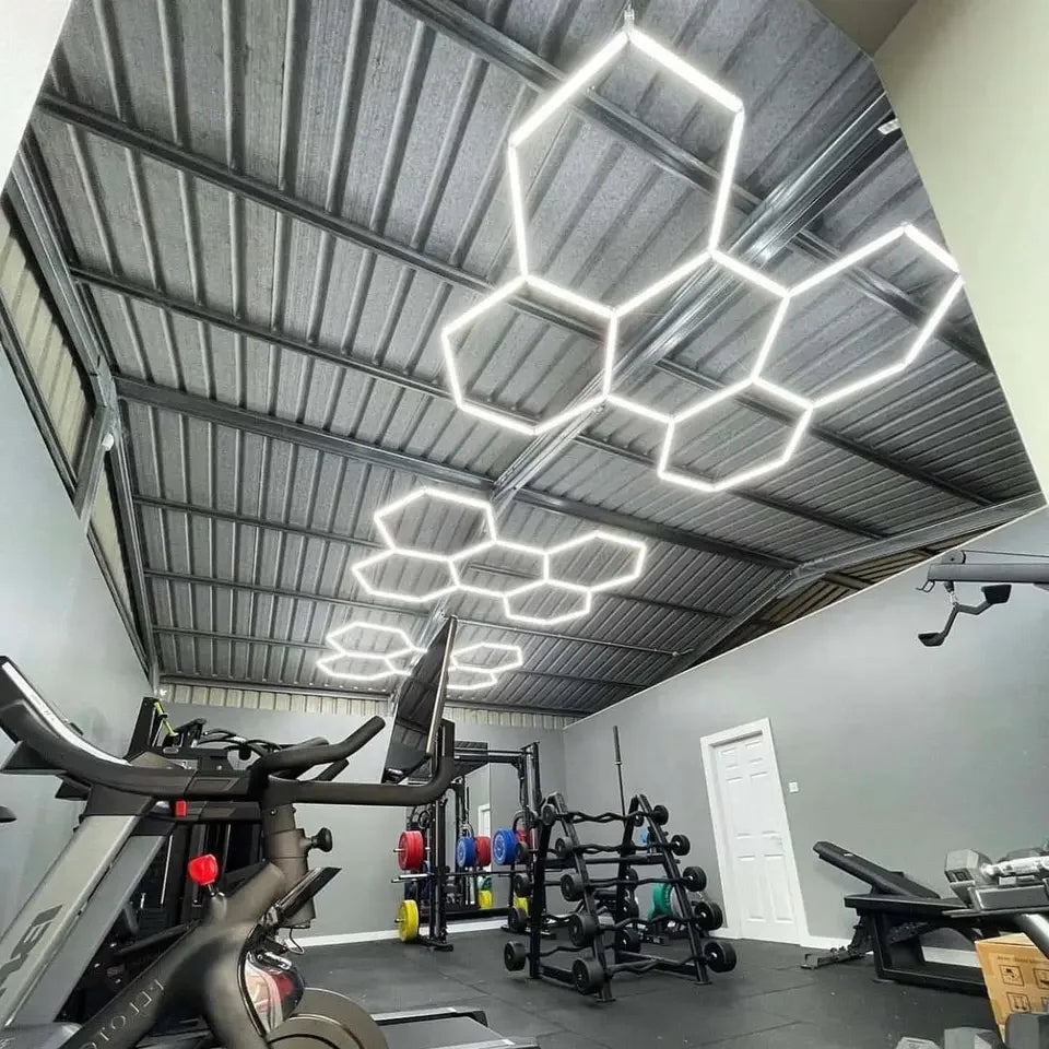 Lumière Luxe : éclairage LED hexagonal haute intensité