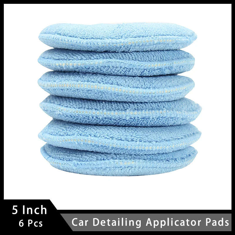 Applicateurs cire voiture — pack 6