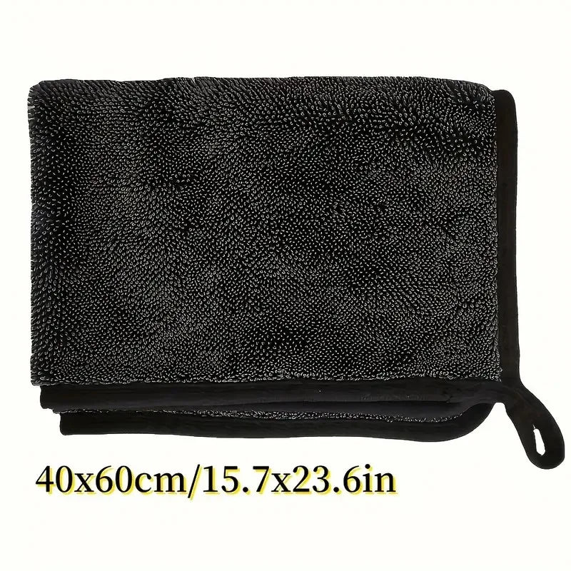 Microfibre voiture noire – Ultra absorbante