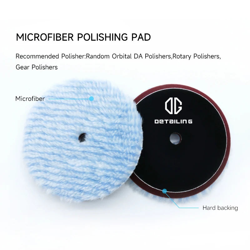 Tampon microfibre 3–6’’ – Pad de polissage