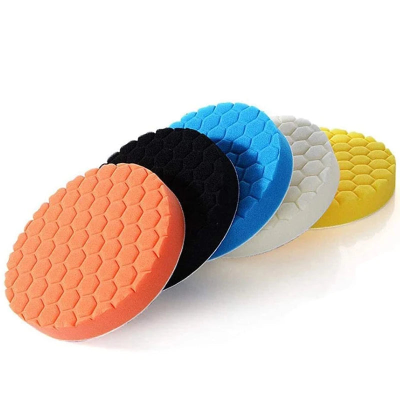Kit tampons polissage 3–7’’ – Pads mousse