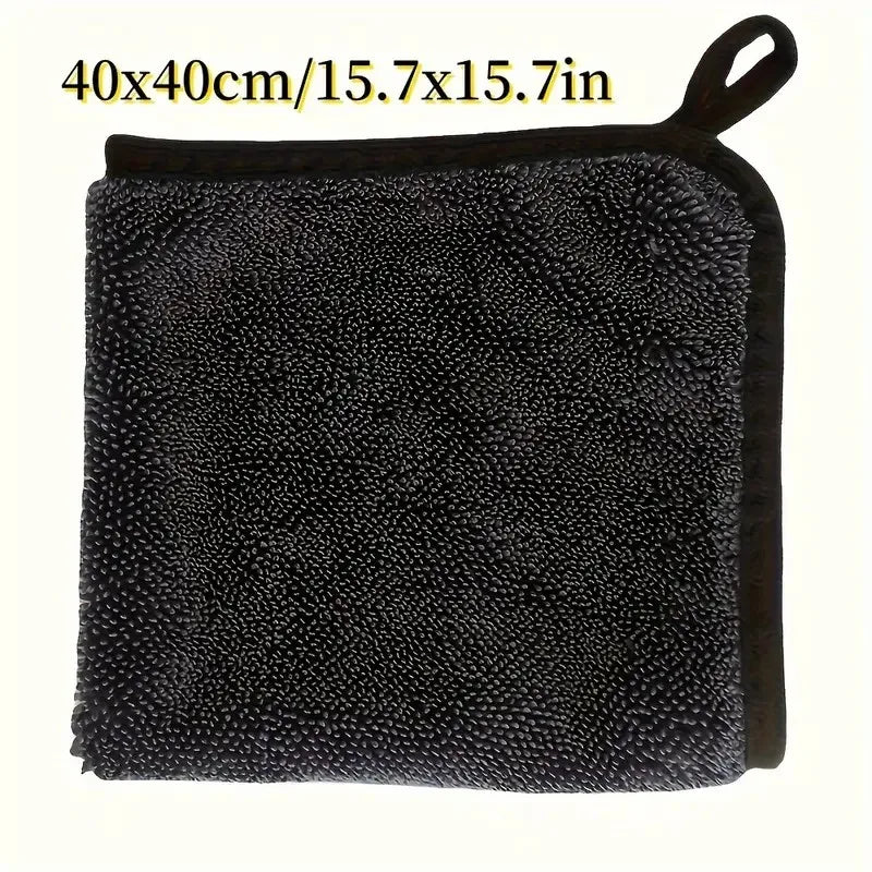 Microfibre voiture noire – Ultra absorbante