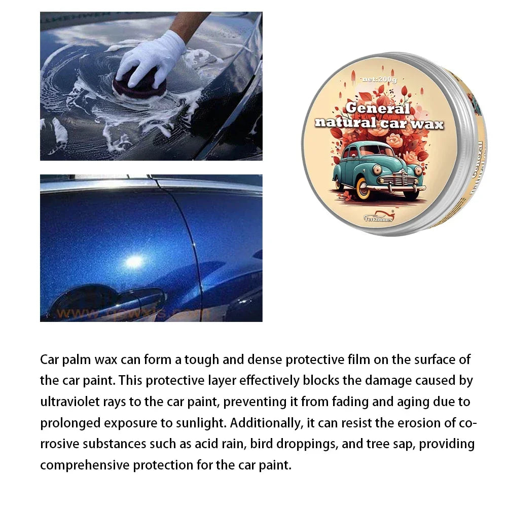 Cire Carnauba voiture – brillance & protection