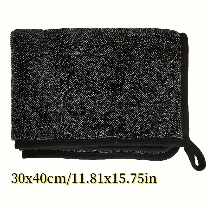 Microfibre voiture noire – Ultra absorbante