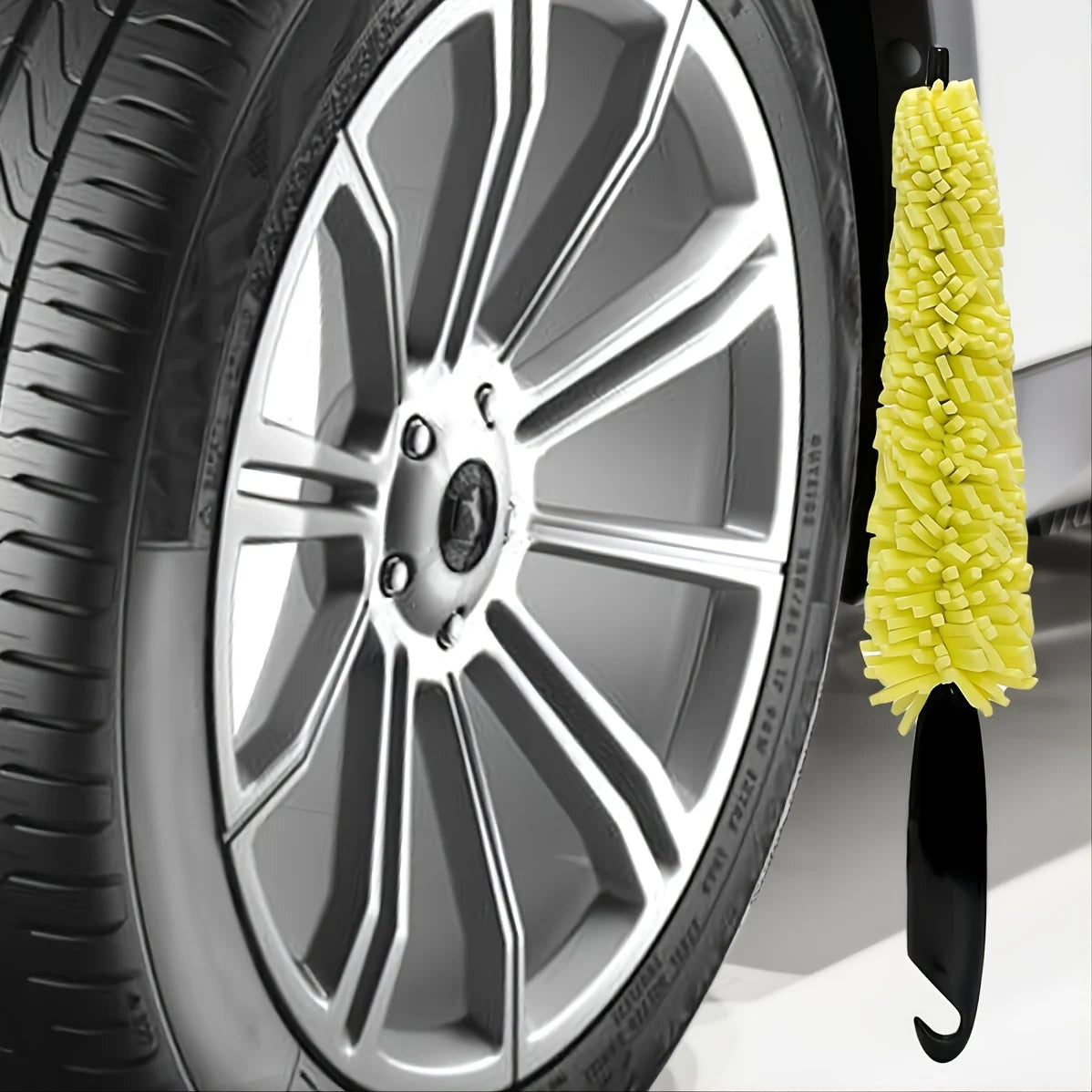 Brosse nettoyage jantes – 28 cm