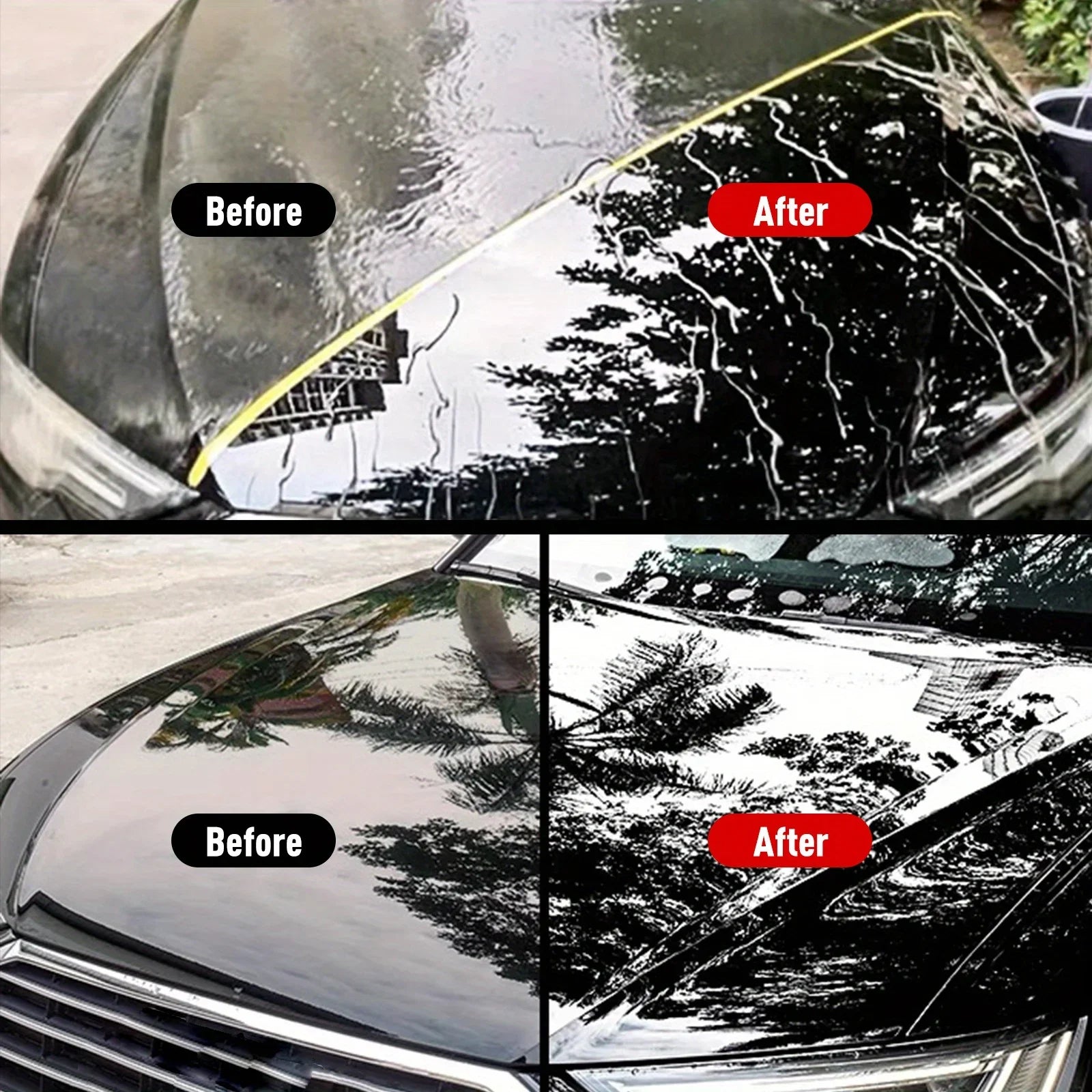 Cire noire voiture – Haute brillance & protection UV 100 g