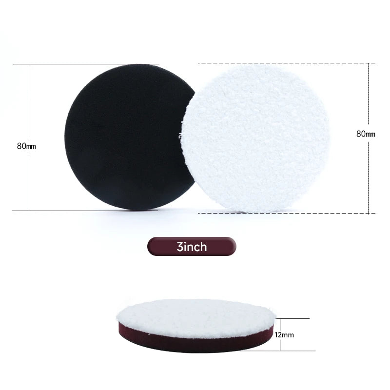 Tampon microfibre 3/5/6’’ – Pad de polissage