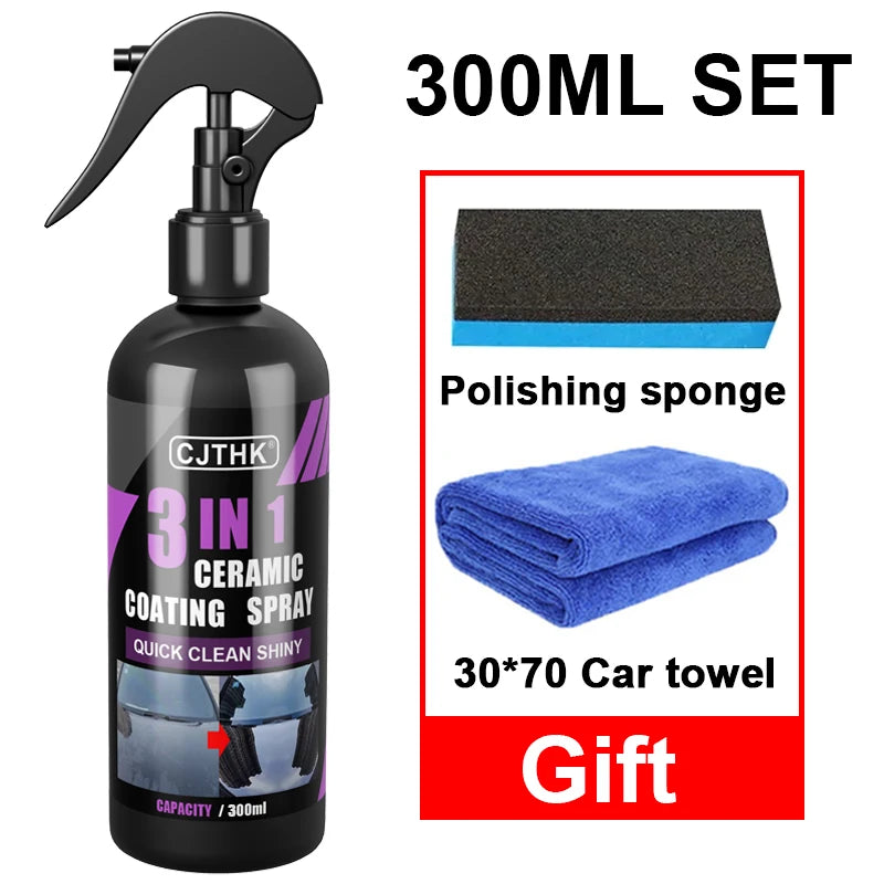 Spray nano‑céramique – protection hydrophobe