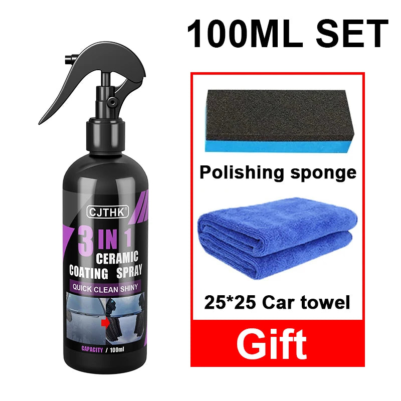 Spray nano‑céramique – protection hydrophobe