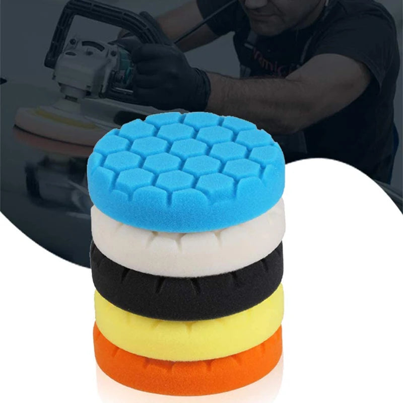 Kit tampons polissage 3–7’’ – Pads mousse
