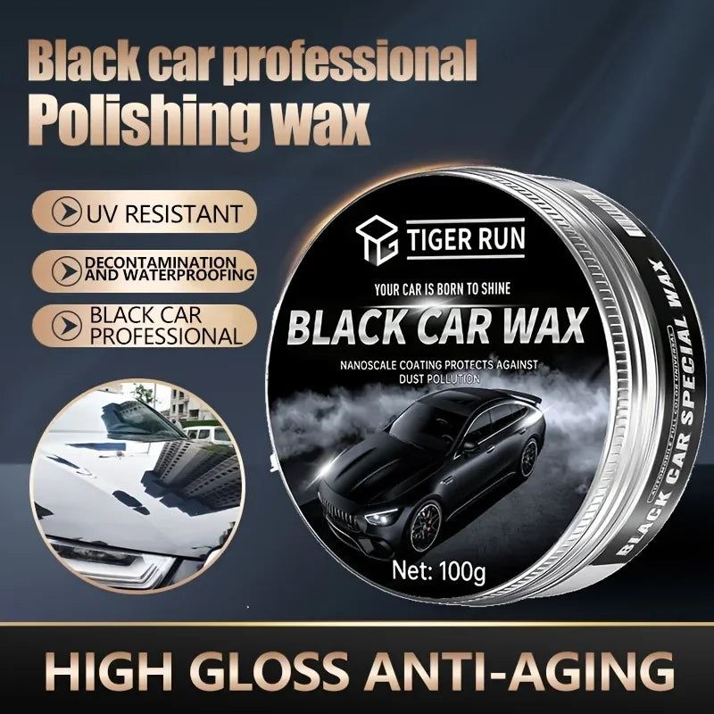 Cire noire voiture – Haute brillance & protection UV 100 g