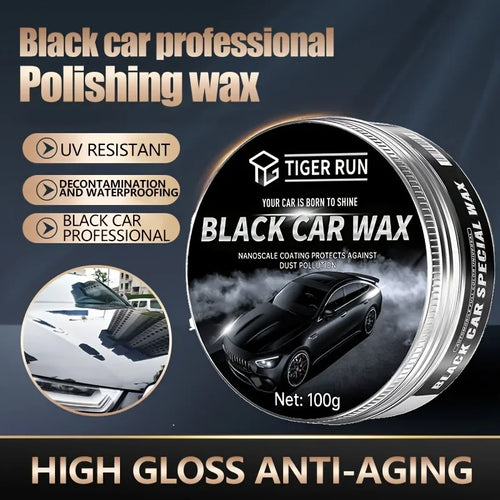 Cire noire voiture – Haute brillance & protection UV 100 g