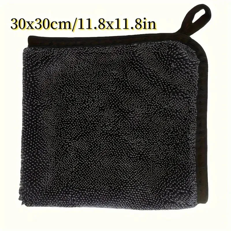 Microfibre voiture noire – Ultra absorbante