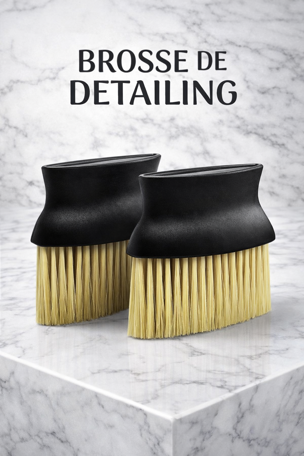 Brosse de detailing intérieur – poils doux longue