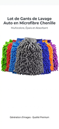 Gant lavage microfibre - double face