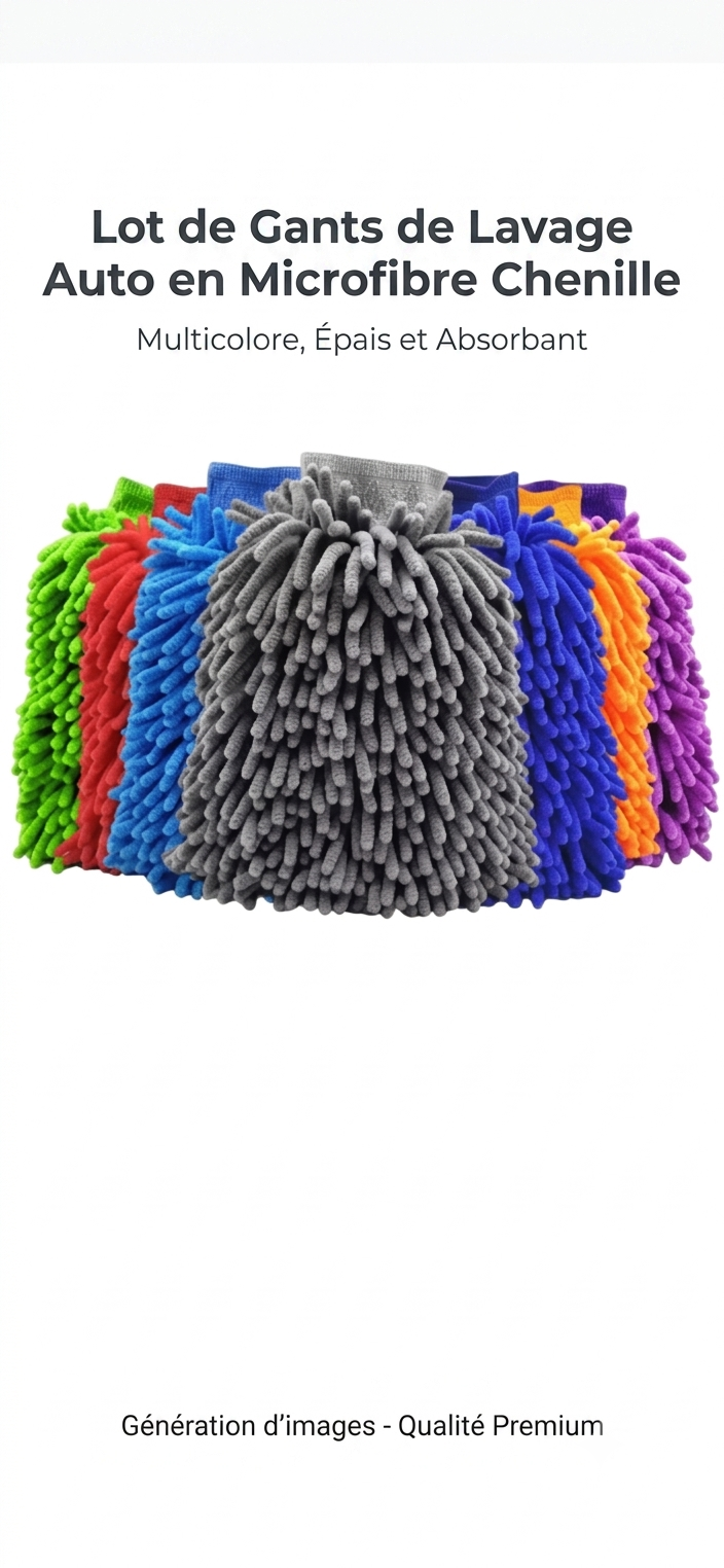 Gant lavage microfibre - double face