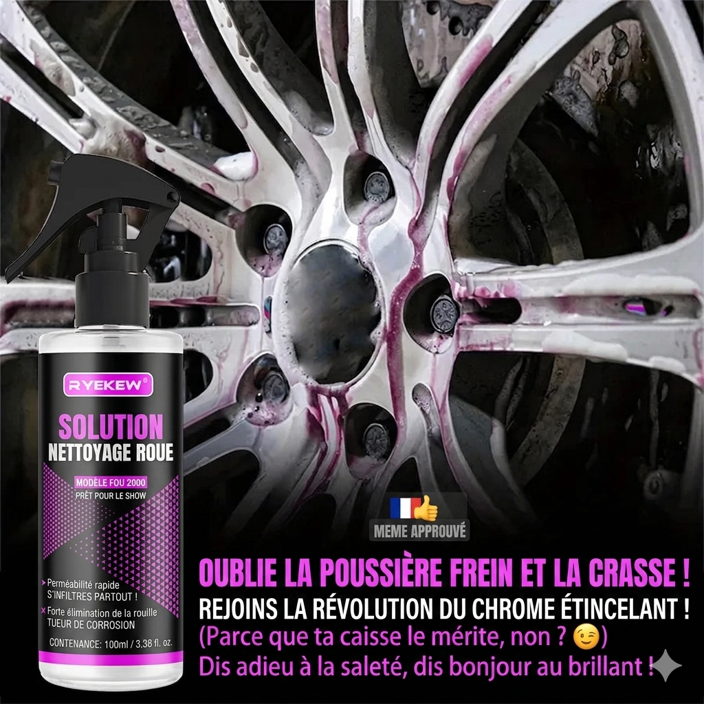 Nettoyant jantes voiture – Dissolvant ferreux
