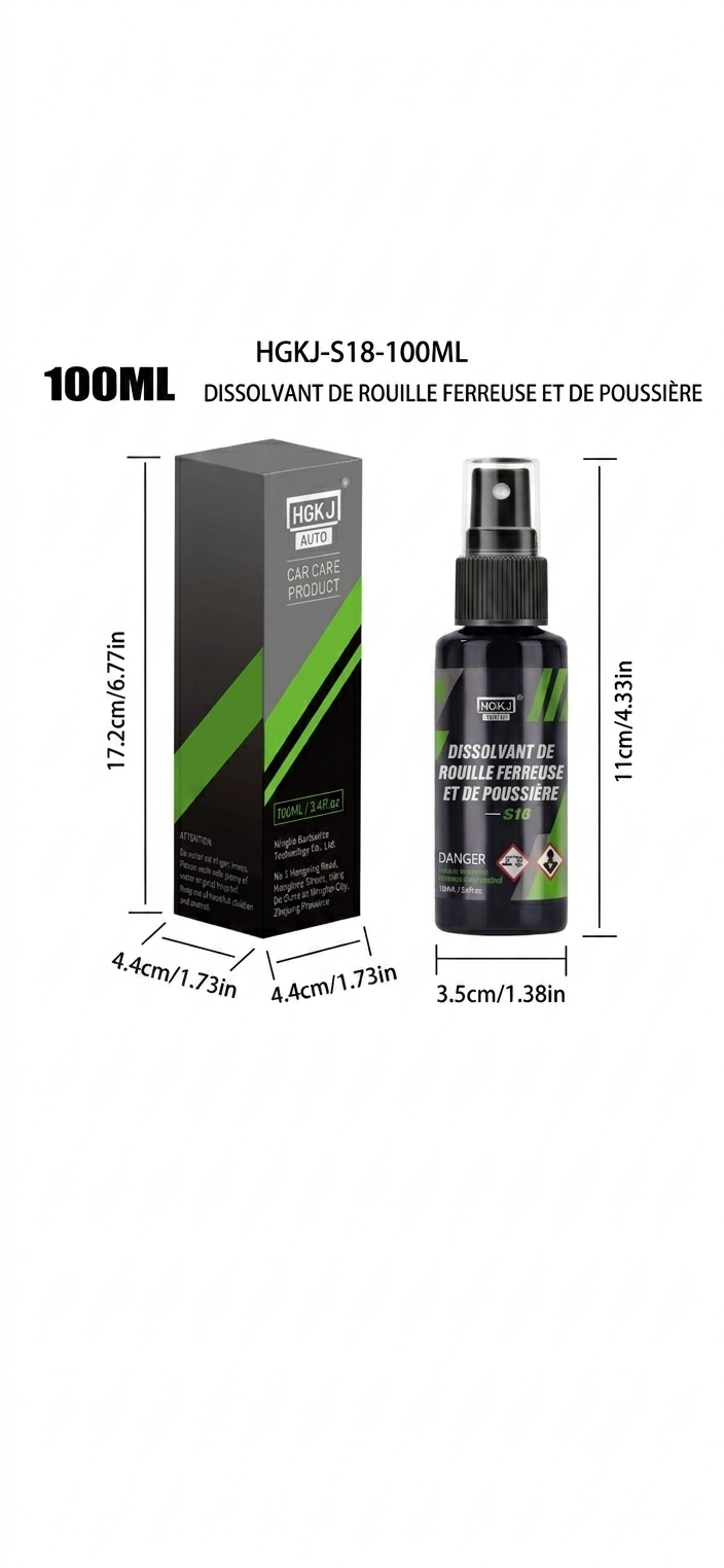 Nettoyant fer & rouille