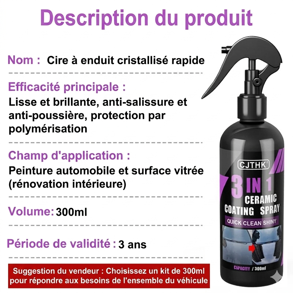 Revêtement nano céramique – brillance & protection