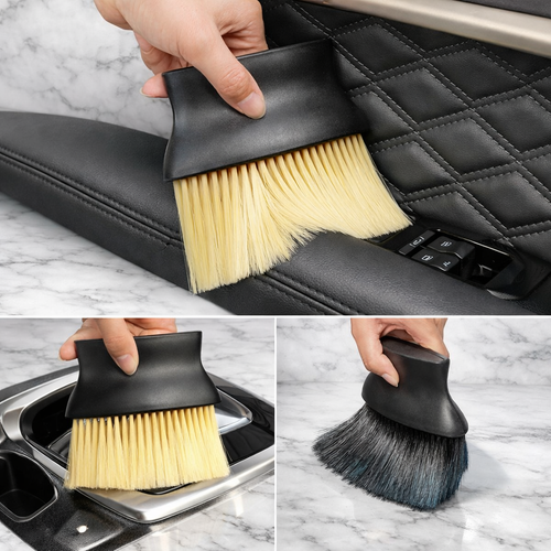 Brosse de detailing intérieur – poils doux longue