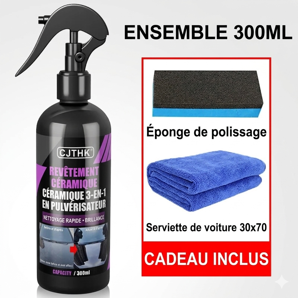 Revêtement nano céramique – brillance & protection