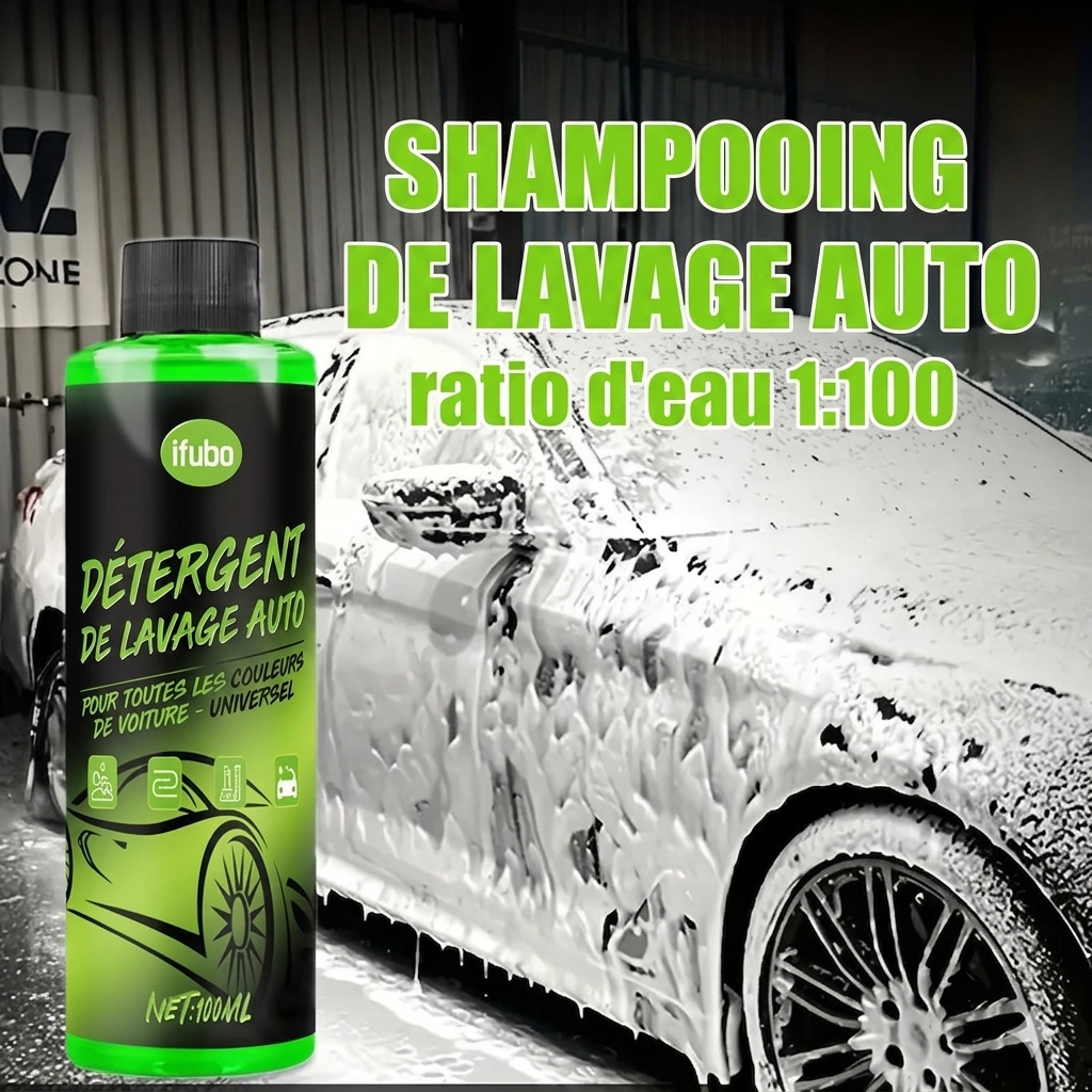 Liquide lavage voiture 100 ml – Mousse concentrée 1:100