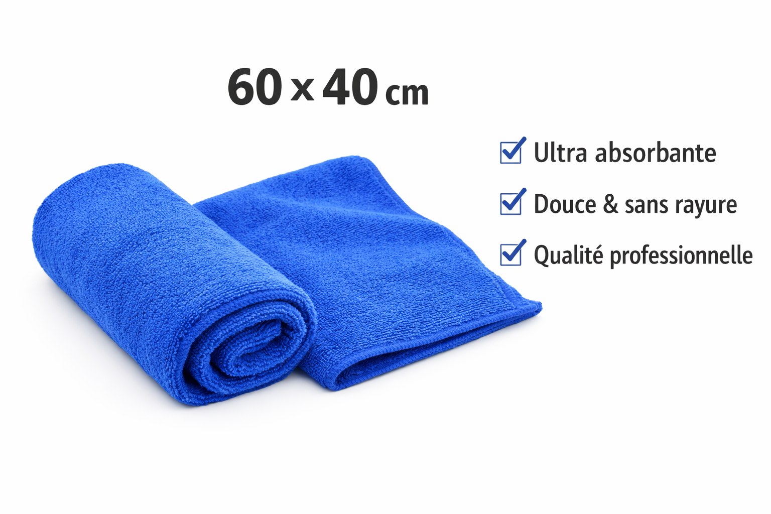 Serviette microfibre voiture