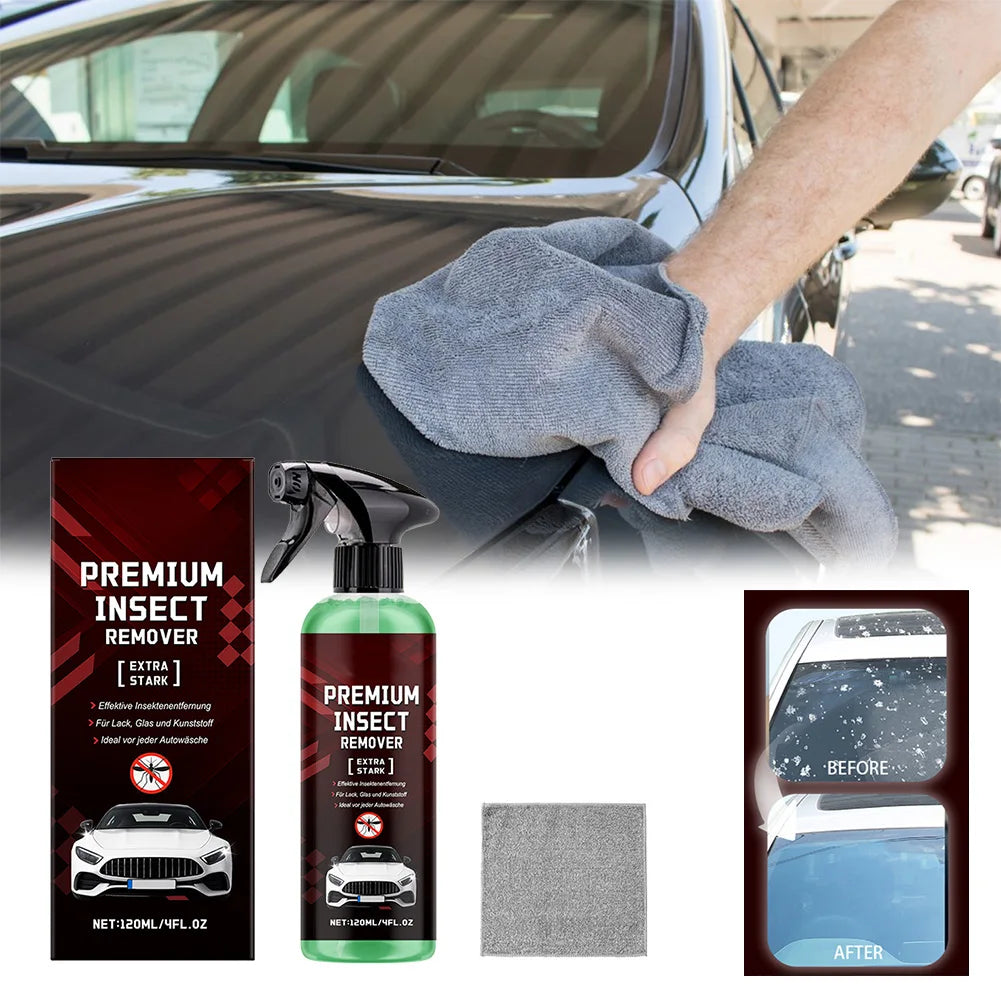 Dissolvant d’insectes voiture – Nettoyant puissant 120 ml