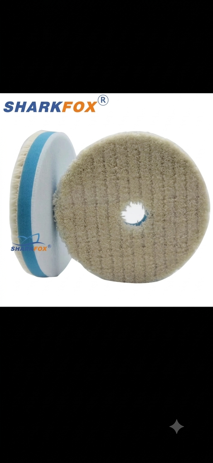 Tampon polissage laine — coupe rapide