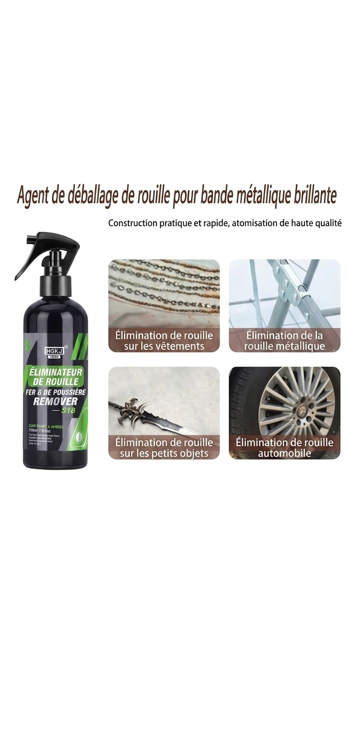 Nettoyant fer & rouille