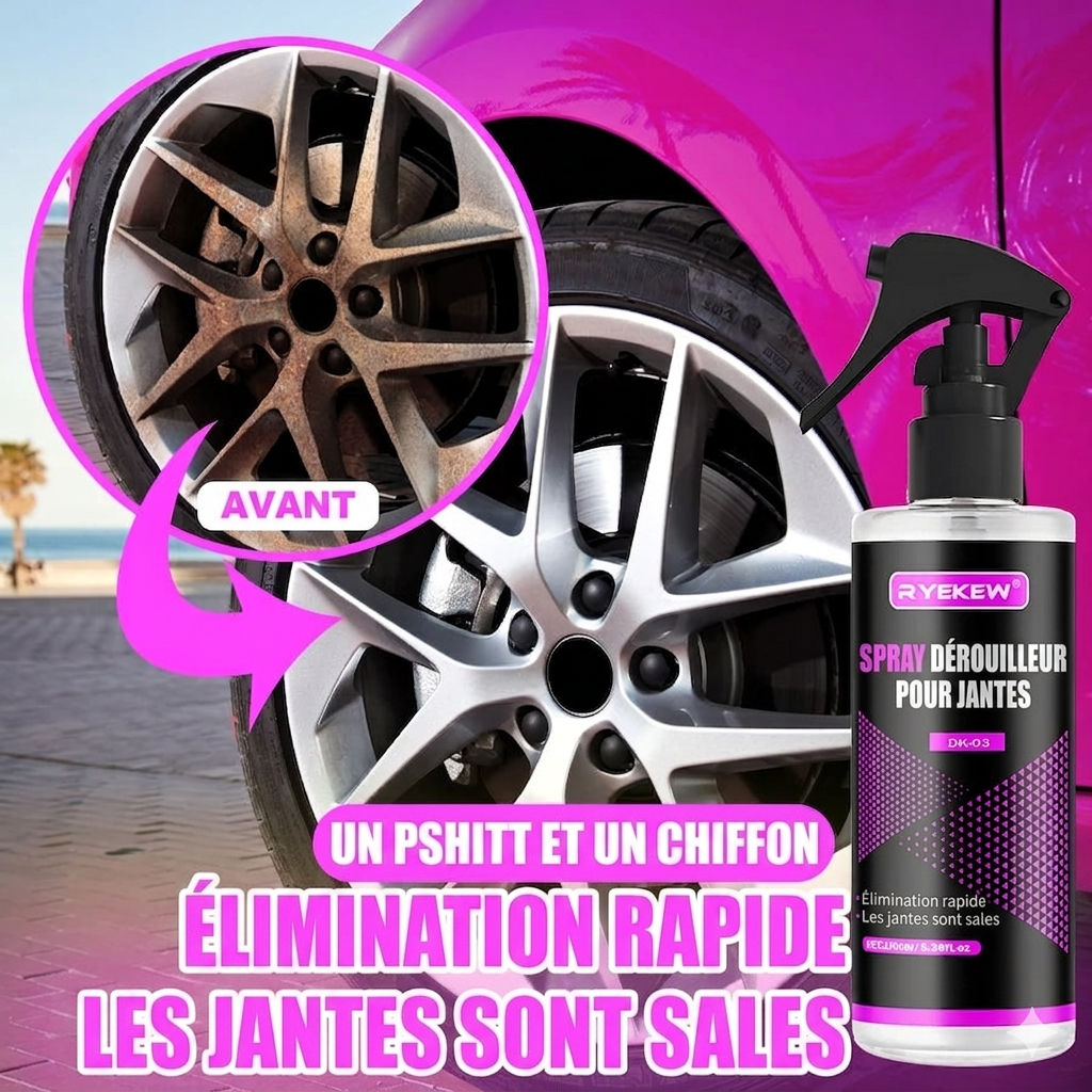 Nettoyant jantes voiture – Dissolvant ferreux