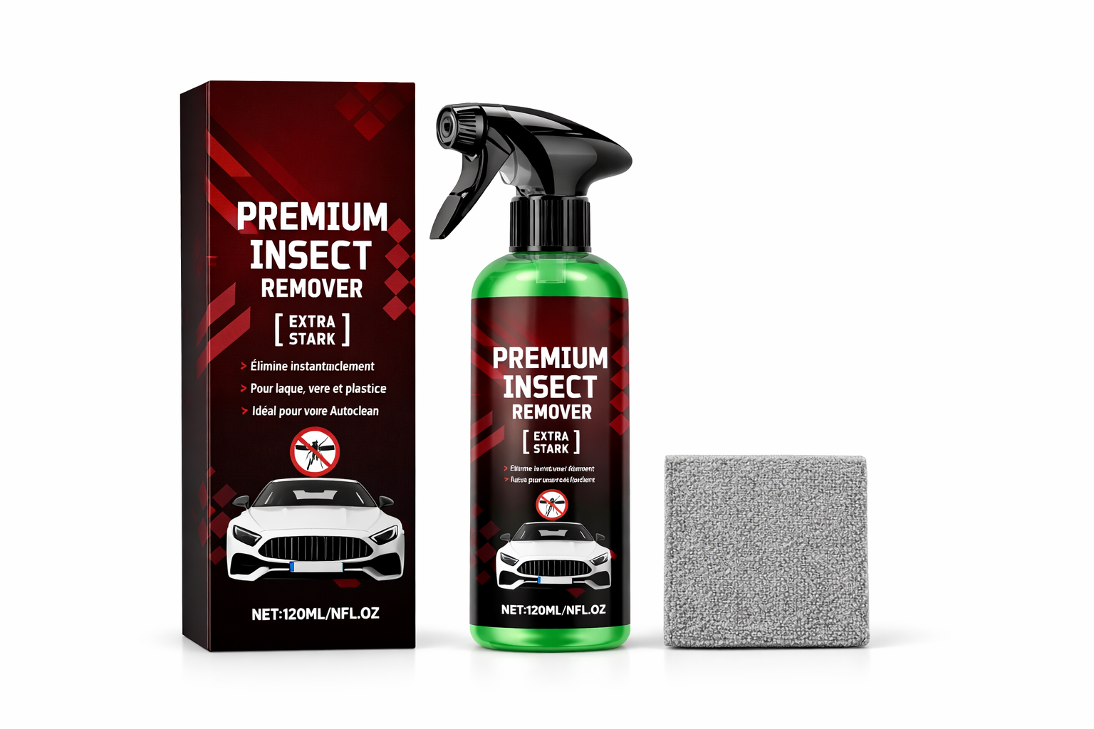 Nettoyant Insectes & Goudron Voiture 120 ml