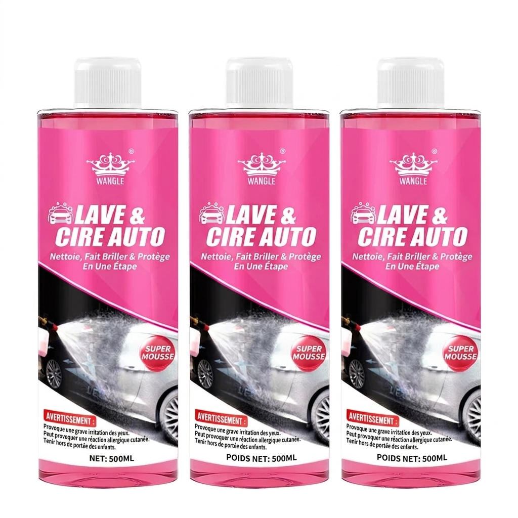 Shampoing auto 500 ml – Lave & Cire pH neutre