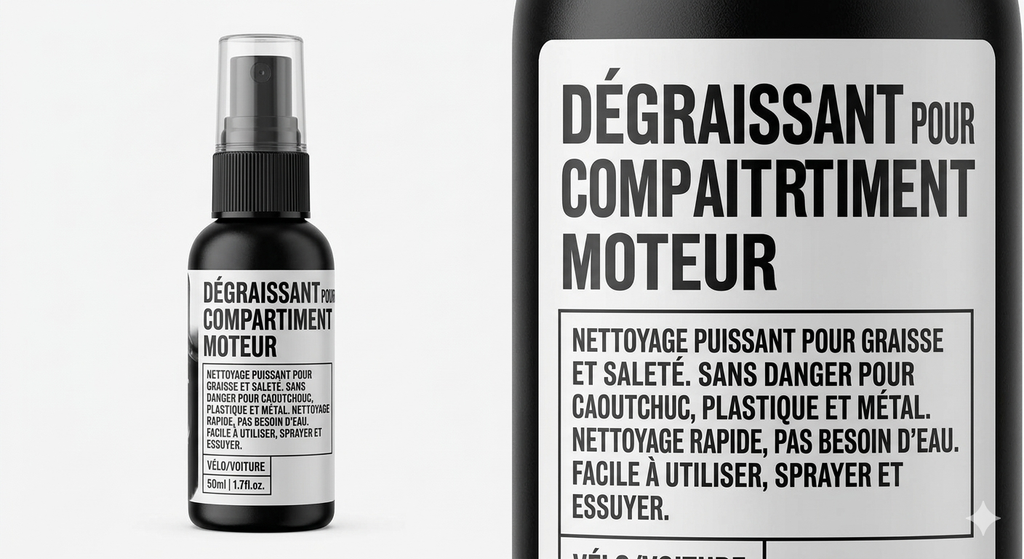 Nettoyant moteur puissant – Décontamination rapide