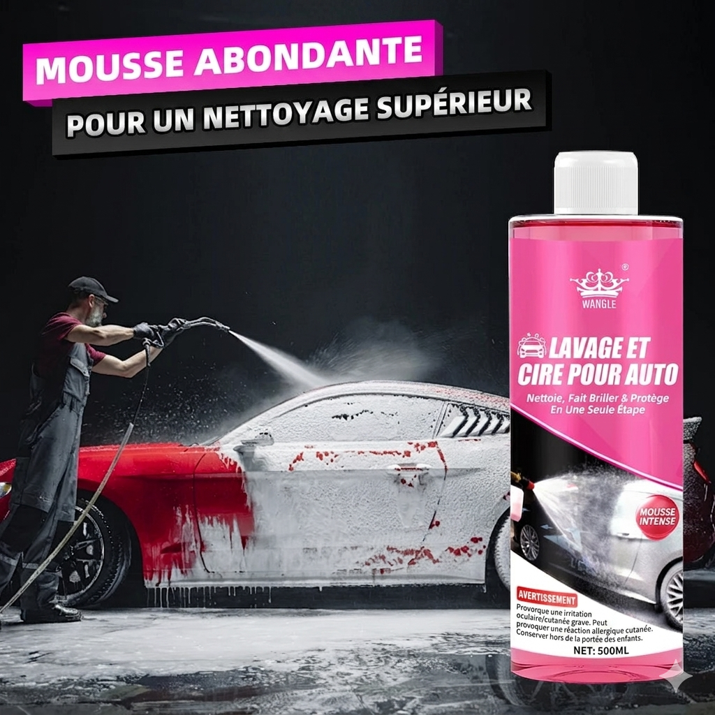 Shampoing auto 500 ml – Lave & Cire pH neutre