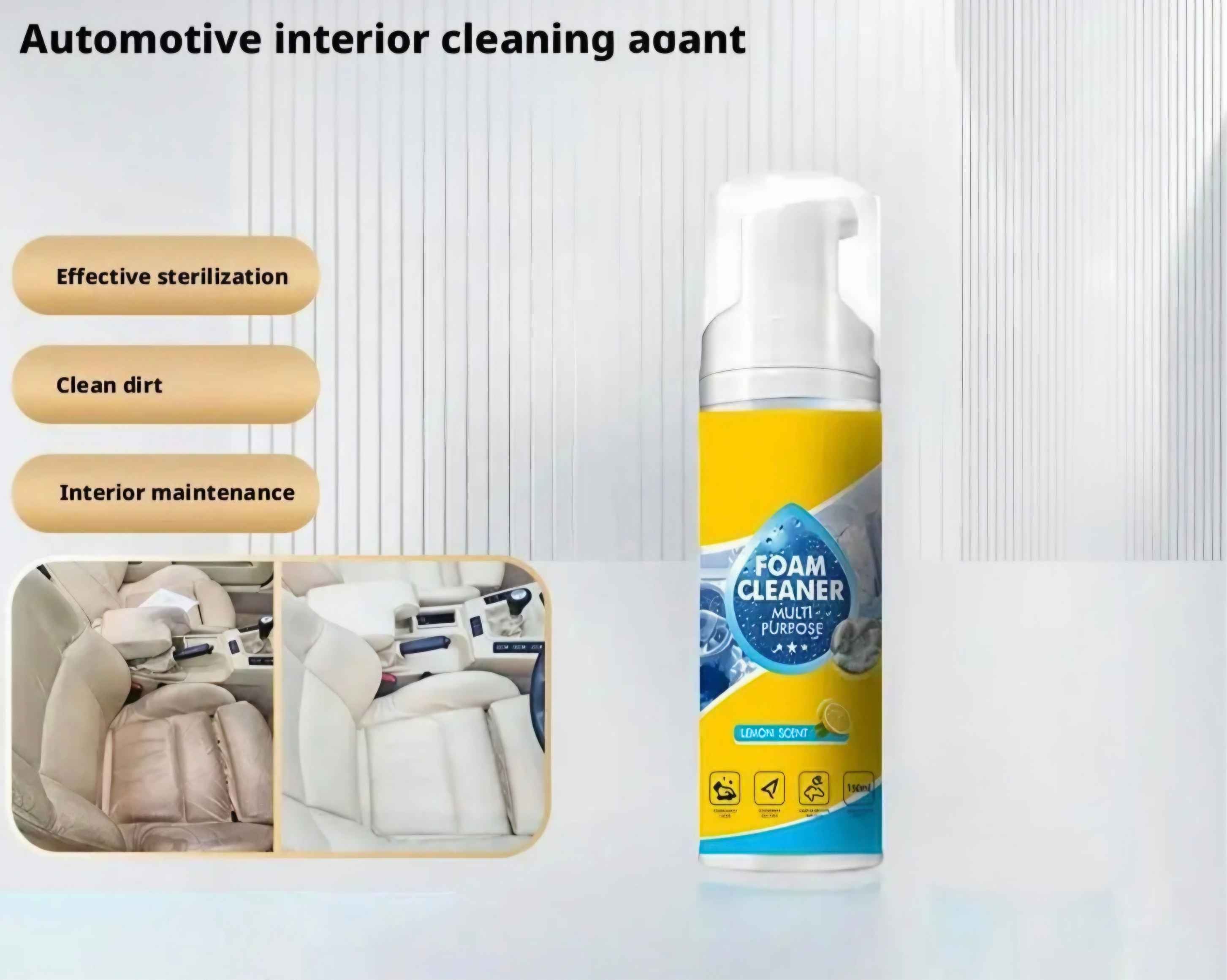 Nettoyant moussant intérieur